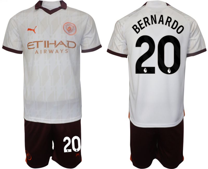 Men 2023-2024 Club Manchester City away white #20 Soccer Jersey->manchester city jersey->Soccer Club Jersey